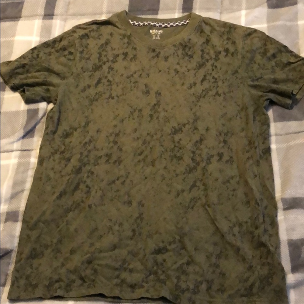 Boys green and black shirt